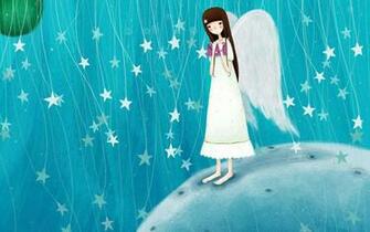 South Korean Cartoon Illustration Picture Wallpaper