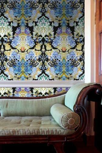 Timorous Beasties Wallcoverings Damsel Damask Wallpaper