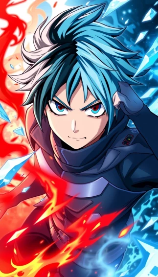 Todoroki Mobile Wallpaper