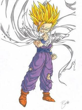 Super Saiyan Gohan By Rubikins