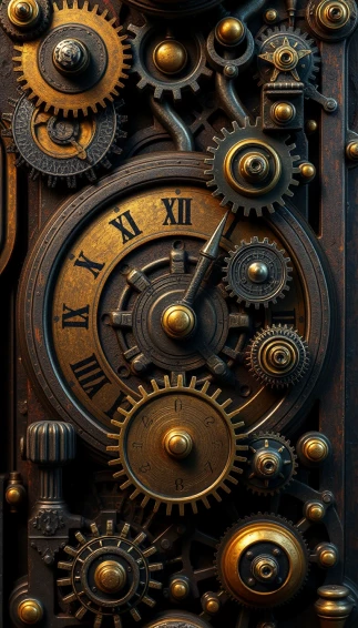 Steampunk Phone Wallpaper