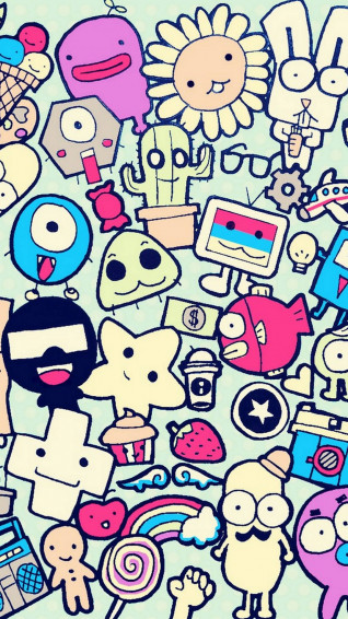 Sticker Wallpaper