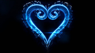 Neon Blue Aesthetic Wallpaper