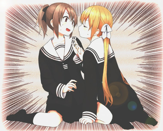 Anime Wallpaper Kiss Yuri By Be44ka
