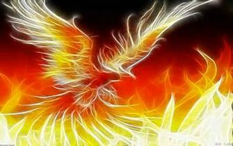 Phoenix Illustration Mythical Creatures Wallpaper