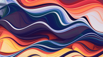 Colorful Abstraction Waves 4k Wallpaper HD Abstract