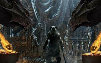 Skyrim Art Full HD Desktop Wallpaper Wallinda