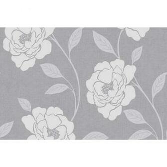 Wilko Molly Floral Grey Wallpaper At