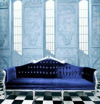 Amazon Family Background Photos Purple Sofa Couch Retro Blue