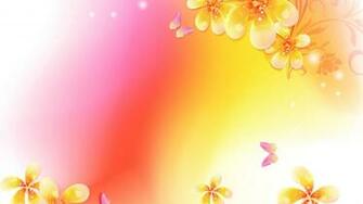 Abstract Flowers Wallpaper
