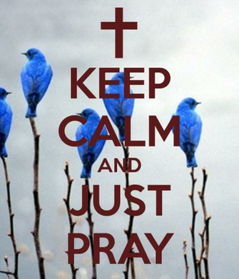 Keep Calm And Just Pray Carry On Image Generator