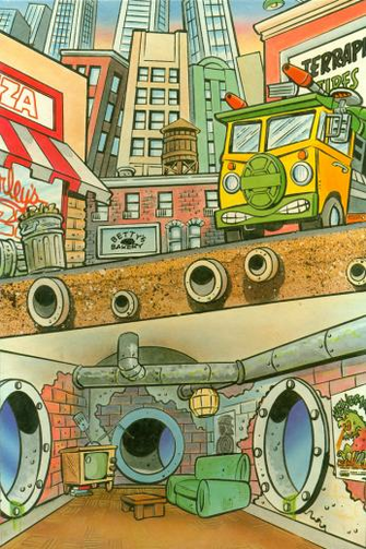 Tmnt Retro Cartoon iPhone Wallpaper By Fistfulofyoshi