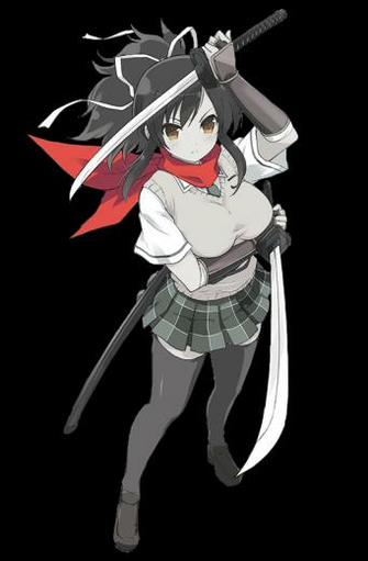 Senran Kagura Asuka Render Saturated Rendering