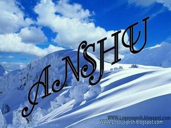 Logo And Name Wallpaper Anshu