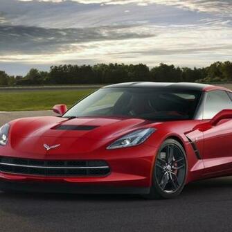 Wallpaper Chevrolet Corvette C7 Red Sports New