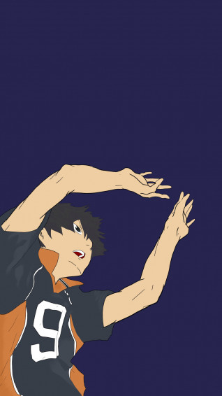 Tobio Kageyama Aesthetic Anime iPhone Wallpaper