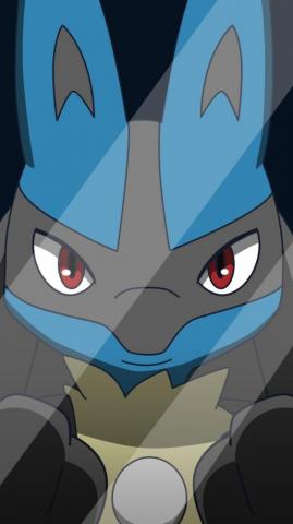 All0412 On Pok Mon Mobile Wallpaper Lucario Shiny