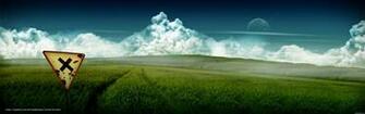 Wallpaper Field Sky Clouds Desktop In The