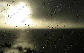 Raindrops On The Window Wallpaper