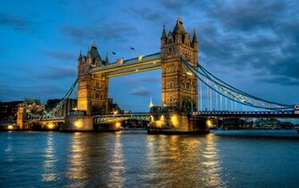 Computer Tower Bridge Wallpaper Desktop Background Id