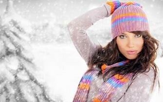 Winter For Stylish Girls HD Wallpaper Widescreen
