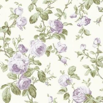 Home Lilac Green Cream Fd40167 Heritage Large Floral Rose