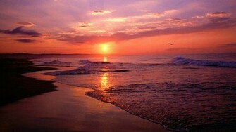 Sunrise Beach Wallpaper California
