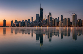 Skyscraper Building Reflection City Usa Man Made Chicago HD Wallpaper