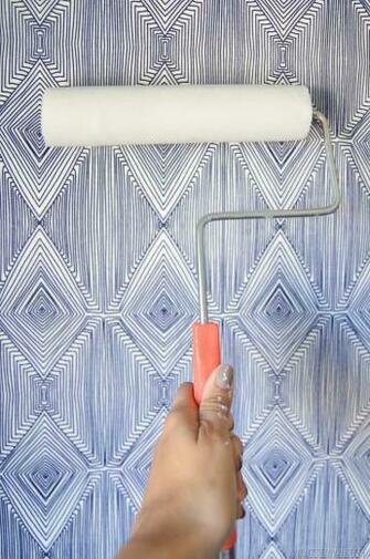 And Roll Over The Top Of Your Fabric Saturating It With Starch