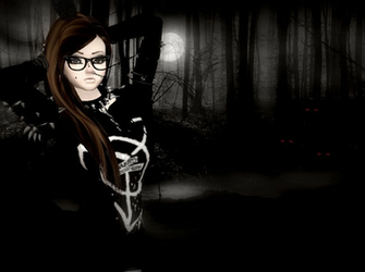 Imvu Dark Forest Background By Rayne Ray