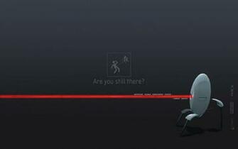 Portal Quotes Turret Wallpaper