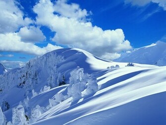 Winter Mountain Desktop Background Wallpaper