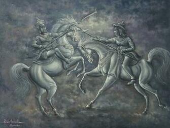 Khmer Art King Fighting With Siam