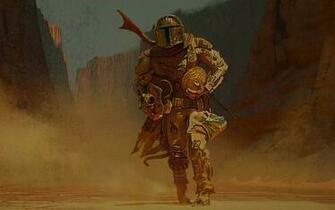 The Mandalorian Art Resolution Wallpaper