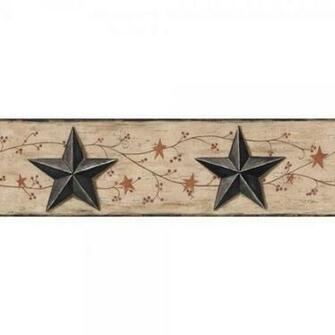 Barn Star Vine Border Wallpaper Warehouse