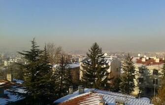 Wallpaper Winter Snow The City Ankara Image For Desktop