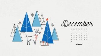 December Calendar Wallpaper