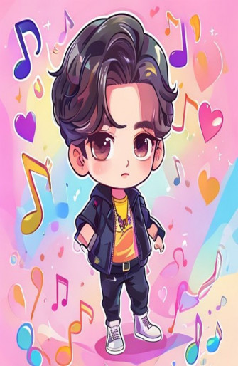 Jungkook Chibi Wallpaper