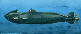 Nautilus Submarine Drawing Jules Verne S