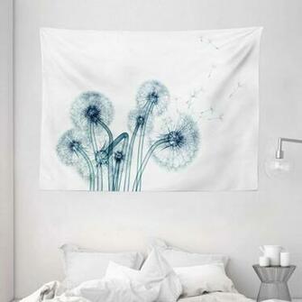 Amazon Ambesonne Flower Tapestry Unusual Image Of Dandelions