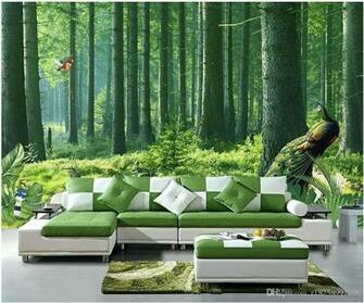 Papel De Parede Custom 3d Photo Murals Wall Paper Forest Park