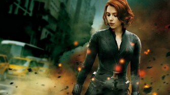 Scarlett Johansson Black Widow Avengers HD Wallpaper