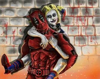 Deadpool Harley Quinn Phone Wallpaper Top