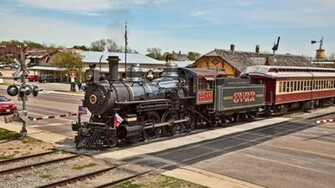 American Steam Locomotive Wallpaper Fondo HD