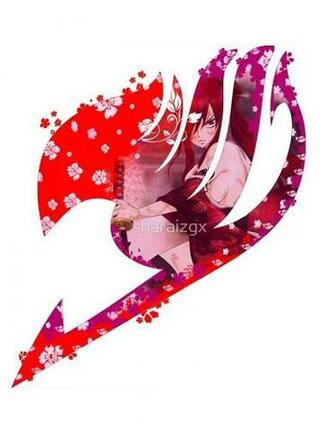Fairy Tail Logo Erza Scarlet By Background