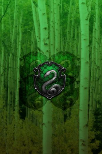 Slytherin iPhone 4s Lockscreen Walpaper By Briely