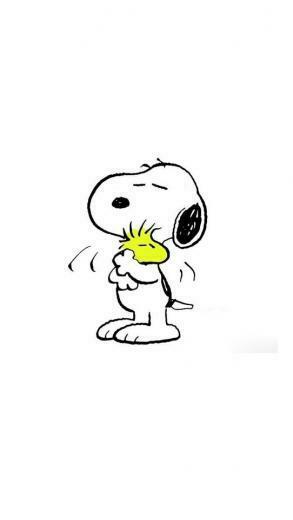 White Snoopy iPhone Wallpaper Phone Background Lock Screen