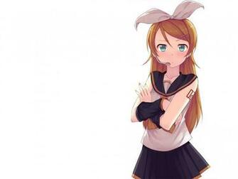 Cosplay Vocaloid White Kagamine Rin Kousaka Kirino Anime