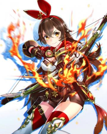 Amber Genshin Impact Mobile Wallpaper Zerochan Anime
