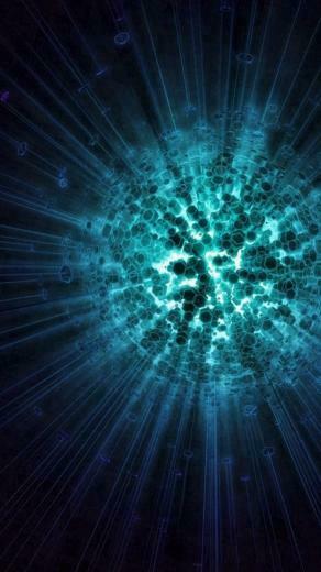 Illustration Blue Black Cool Explosion Wallpaper Sc Smartphone